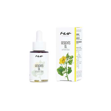 raw Naturkosmetik - Huile visage Courge aide en cas de peau vieillissante et - 