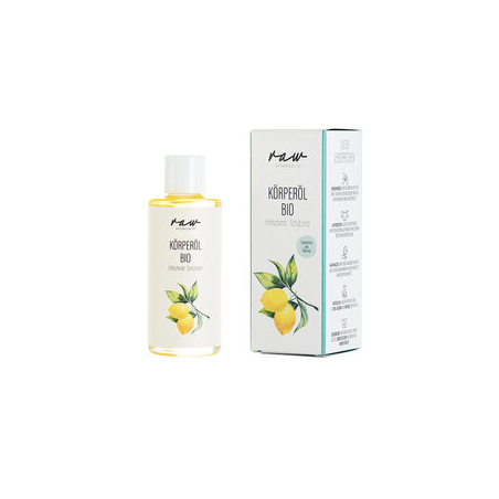 raw Naturkosmetik - Bio Körperöl Erfrischend und Schützend mit Lemongr - 