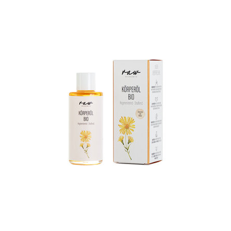 raw Naturkosmetik - Huile Corporelle Bio Régénérante et Raffermissante à l'Argousier - 
