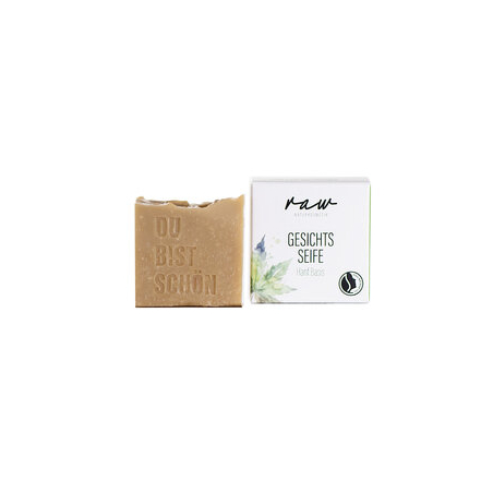 raw Naturkosmetik - Sapone viso canapa con canapa biologica pressata a freddo e - 