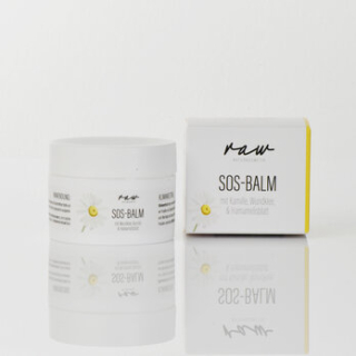 raw Naturkosmetik - Baume SOS Bio à la Camomille, Anthyllide & Hamamélis – - 