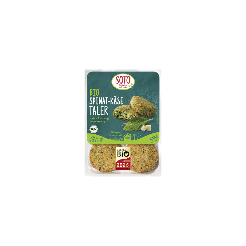 SOTO - Bio Spinat-Käse Taler - 