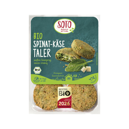 SOTO - Bio Spinat-Käse Taler - 