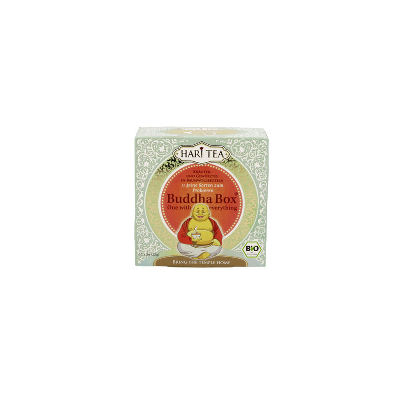 Hari Tea - Buddha Box Hari Tea bio - Bio-Buddha Box Hari Tea. Confezione regalo con diverse varietà di tè ispirate all'ayurveda.