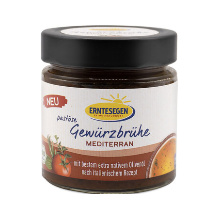 Erntesegen - Pastöse Gewürzbrühe Mediterran BIO - 