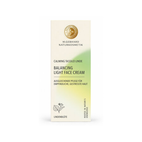 M. GEBHARD Naturkosmetik - BALANCING LIGHT FACE CREAM - Calming Tassilo Linde - 