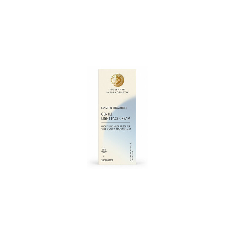 M. GEBHARD Naturkosmetik - GENTLE LIGHT FACE CREAM - Sensitive Shea Butter - 