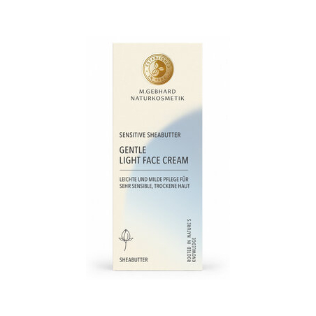 M. GEBHARD Naturkosmetik - GENTLE LIGHT FACE CREAM - Sensitive Shea Butter - 