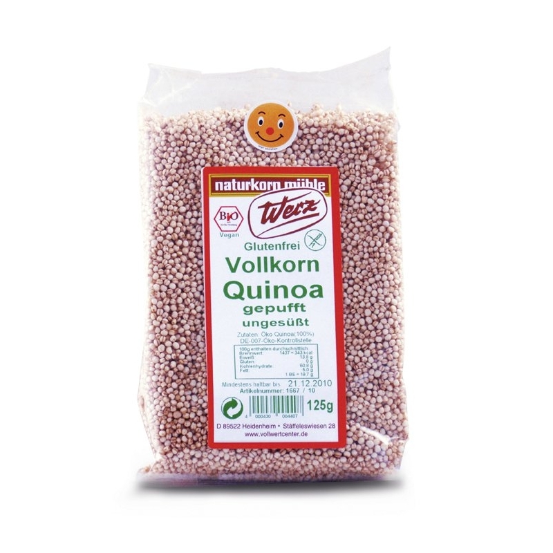 Werz Bio Vollkorn Quinoa gepufft und ungesüsst