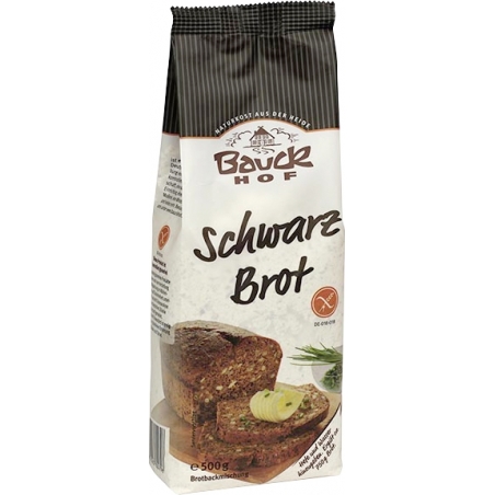 Bauckhof Bio Brotbackmischung Schwarzbrot glutenfrei