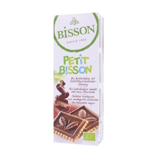 Bisson Bio Butterkekse mit Zartbitterschokolade