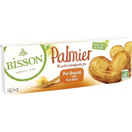 Bisson Bio Palmier - Butter-Blätterteigkeks Prussiens