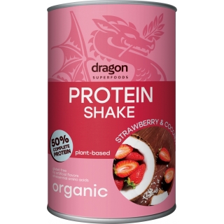 dragon SUPERFOODS Bio Protein Shake Strawberry und Coconut