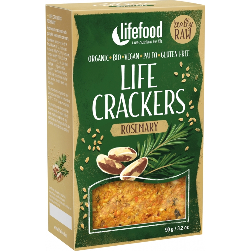 Lifefood Bio Life Crackers Rosmarin