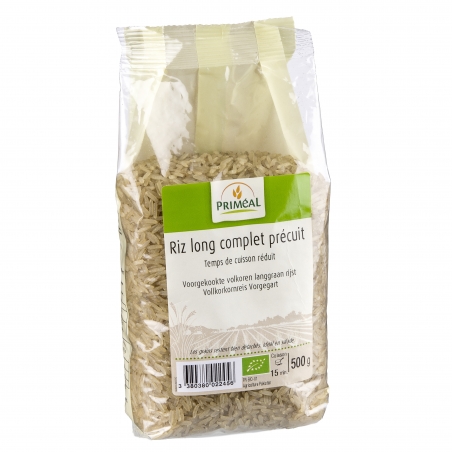 Priméal Bio Reis lang Vollkorn vorgekocht