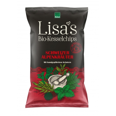 Lisa's Chips Bio Chips Schweizer Alpenkräuter