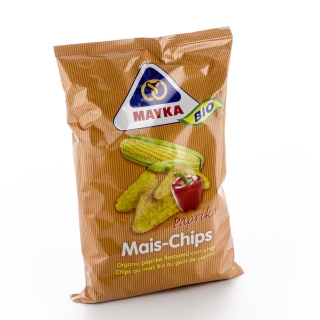 Mayka Bio Mais Chips mit Paprika