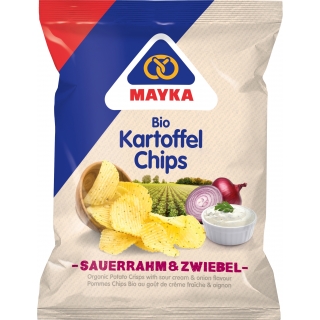 Mayka Bio Chips Sauerrahm und Zwiebel