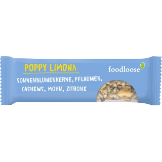 Foodloose Bio Poppy Limona - Nussriegel