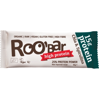 Roobar Bio Rohkost Protein Riegel Chia und Spirulina