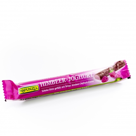 Rapunzel Bio Schokolade-Stick mit Himbeer-Joghurt-Creme