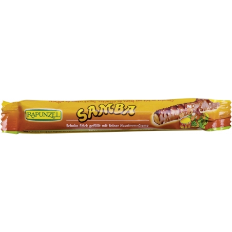 Rapunzel Bio Schokolade-Stick Samba mit Haselnuss