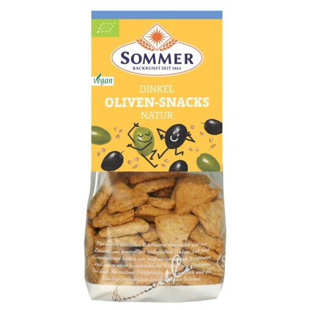 Sommer Bio Oliven-Snacks Dinkel-natur
