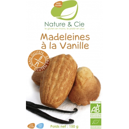 Nature et Cie Bio Madeleines mit Vanille glutenfrei