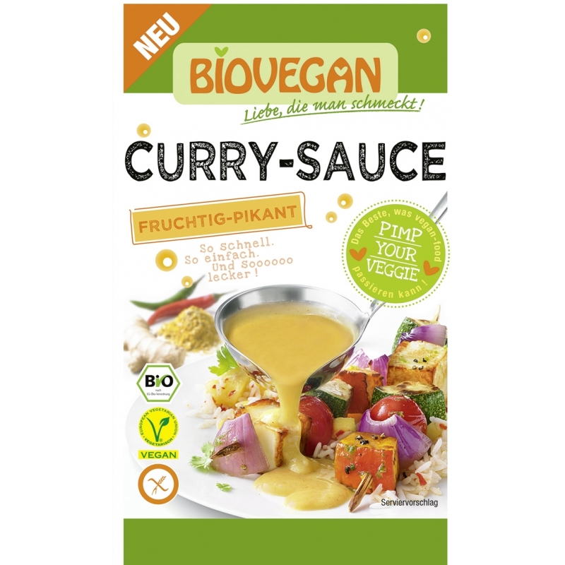 Biovegan Bio Curry Sauce fruchtig-pikant