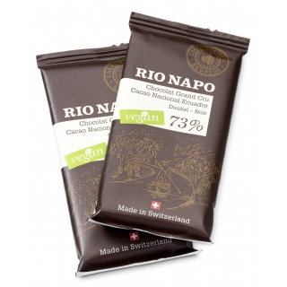 Original Food Bio Rio Napo Kakaobohnen in Schokolade 70 Prozent