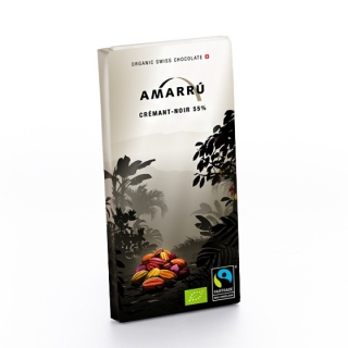 Amarru Bio Edelbitterschokolade 55 Prozent Crémant