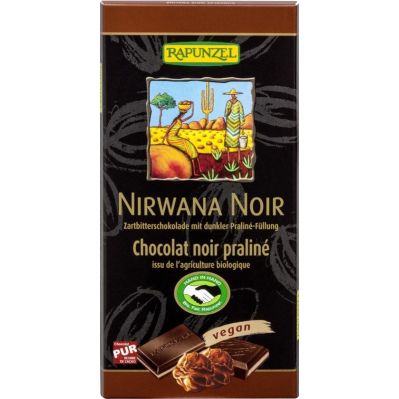 Rapunzel Bio Schokolade 55 Prozent Noir Nirwana HIH