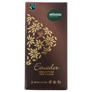Naturata Bio Edelbitterschokolade Ecuador 70 Prozent