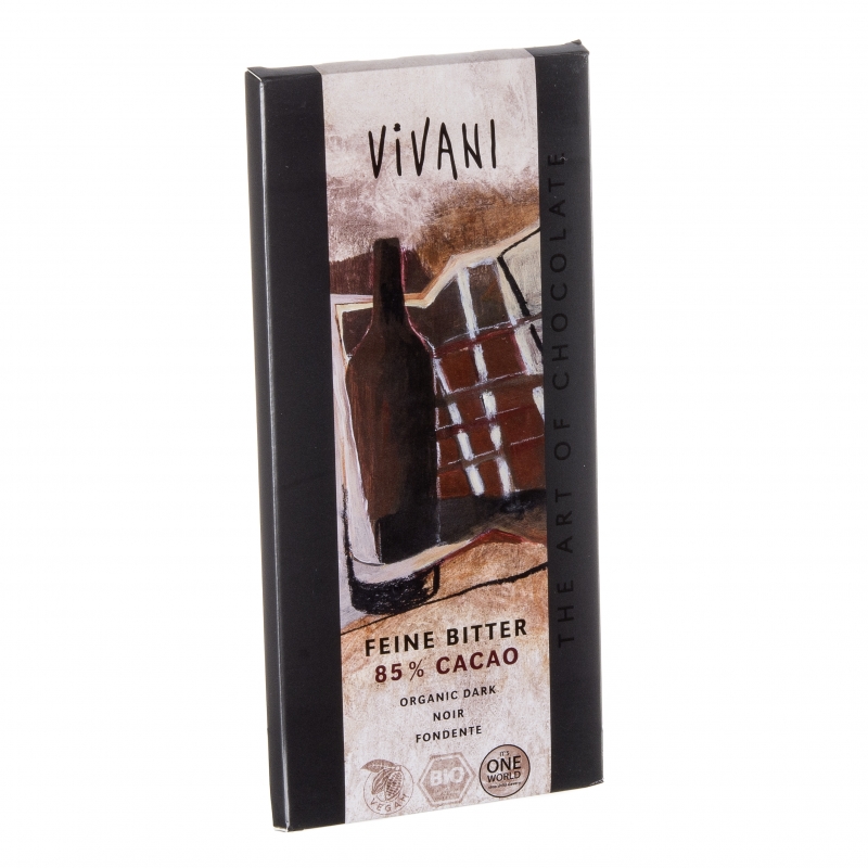 Vivani Bio Schokolade Feine 85 Prozent Cacao Bitter