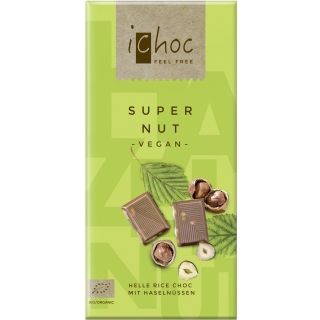 IChoc Bio Super-Nut Reisdrink-Schokolade hell