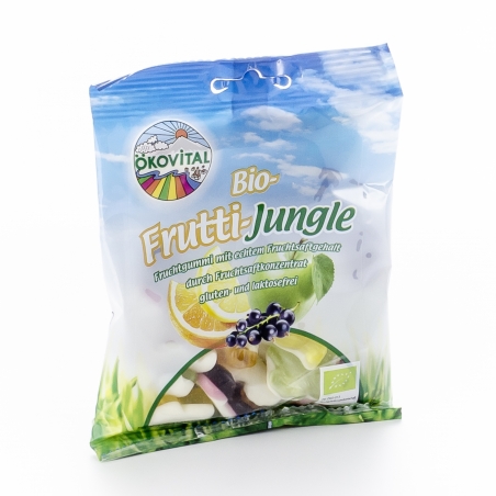 Ökovital Bio Gummitierchen Frutti-Jungle mit Gelatine