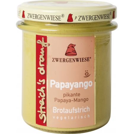 Zwergenwiese Bio Brotaufstrich pikante Papaya-Mango