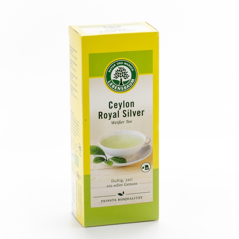 Lebensbaum Bio Weisser Tee Ceylon Royal Silver