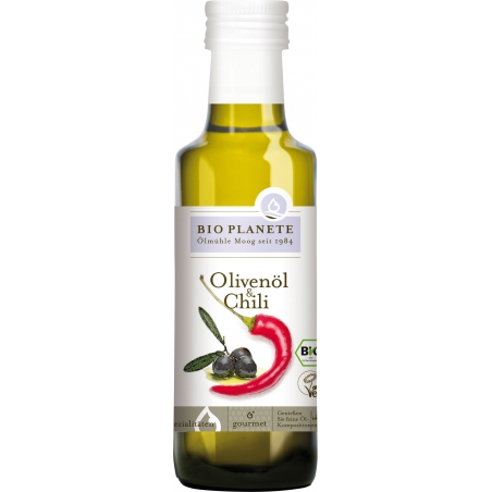 Bio Planète Bio Olivenöl und Chili