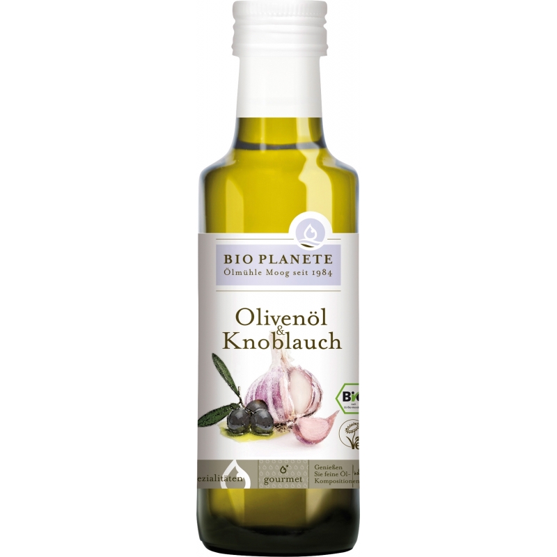 Bio Planète Bio Olivenöl und Knoblauch