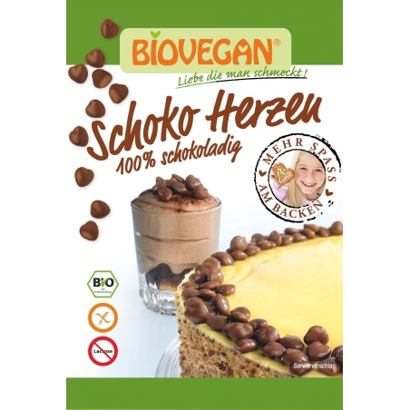 Biovegan Bio Dekor Schoko-Herzen