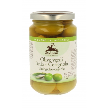 Alce Nero Bio Olive verde in Lake Bella di Cerignola