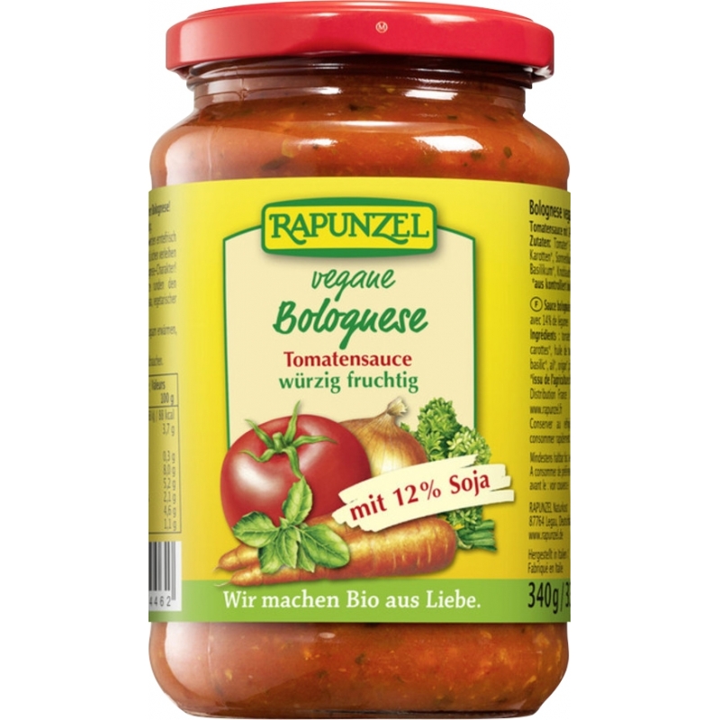 Rapunzel Bio Sauce Bolognese vegetarisch