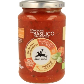 Alce Nero Bio Tomaten Sauce mit Basilikum