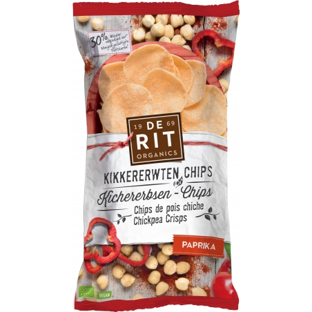 De Rit Bio Kichererbsen-Chips Paprika