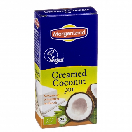 Morgenland Bio Creamed Coconut pur Kokosnuss schnittfest
