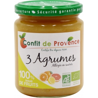 Confit de Provence Bio Fruchtaufstrich 3 Zitrusfrüchte ohne Zuckerzusatz *