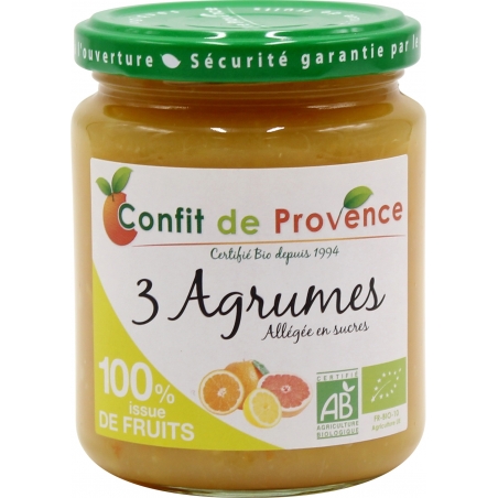 Confit de Provence Bio Fruchtaufstrich 3 Zitrusfrüchte ohne Zuckerzusatz *
