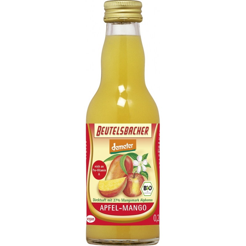 Beutelsbacher Bio Demeter Apfel-Mango-Saft