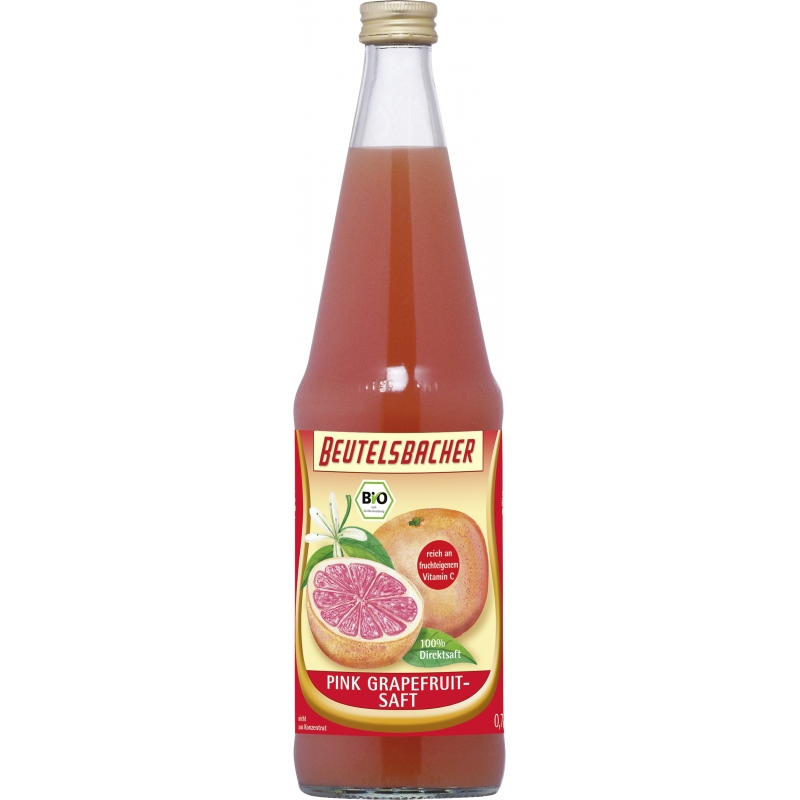 Beutelsbacher Bio Demeter Grapefruitsaft Pink